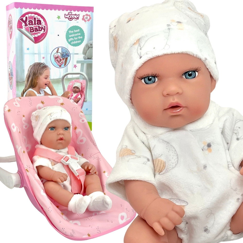 Woopie Royal Baby Doll Set 30.5 Cm + Pink Carrier