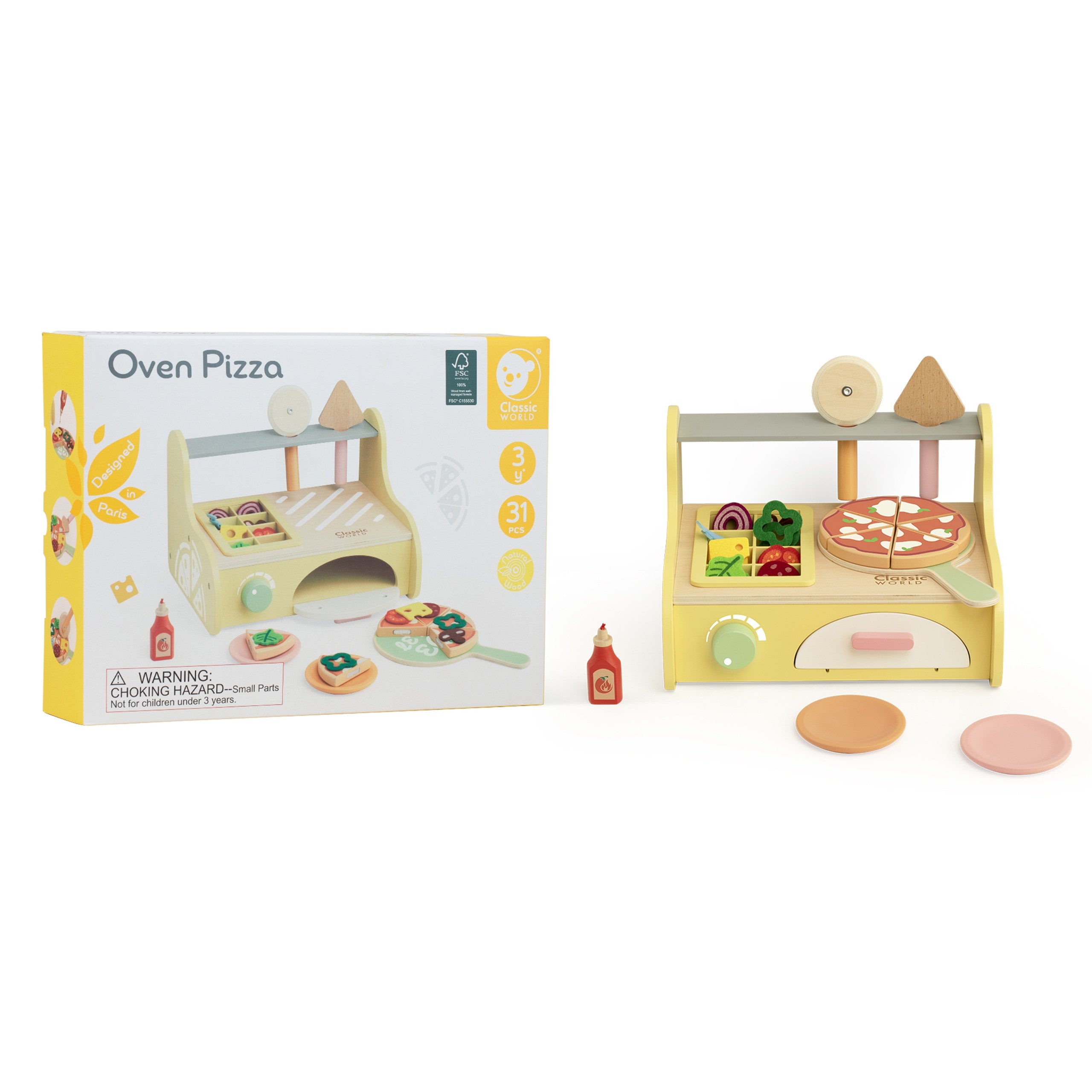 Horno Pizza De Madera Classic World Horno Pizza 3+ Fsc