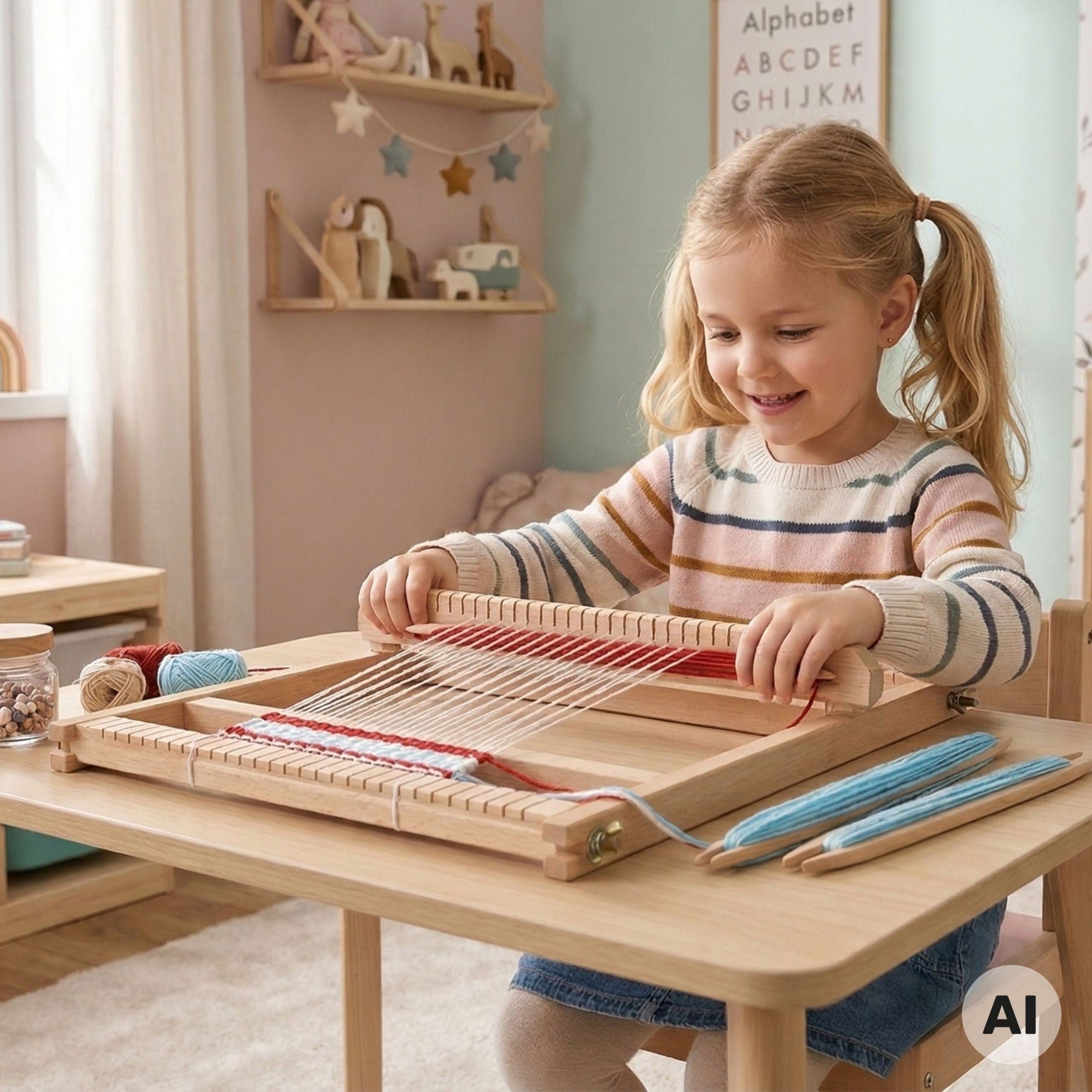 Viga Fafonatos Szövőműhely Montessori Szövőkészlet