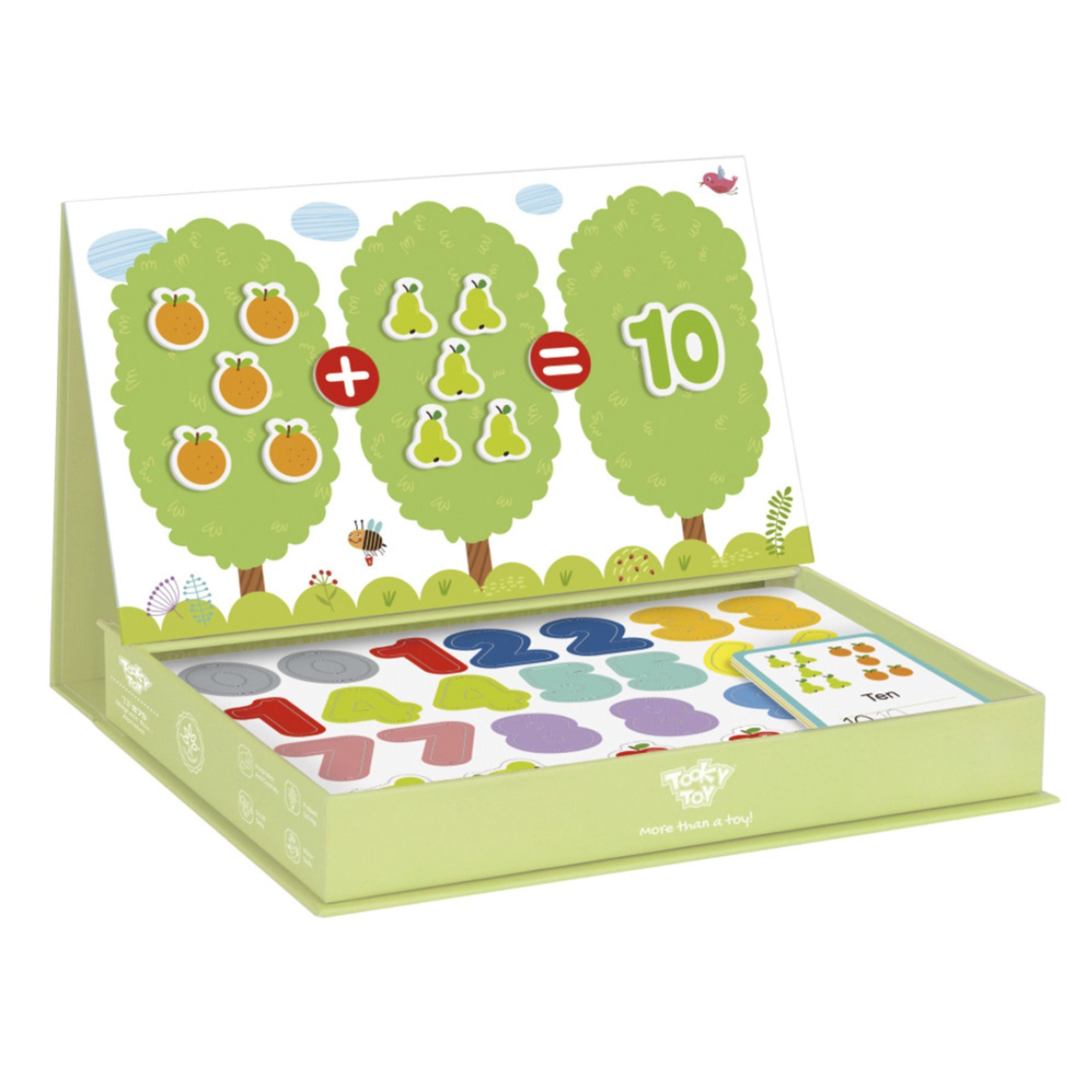 Tooky Toy Puzzle Montessori magnetic din lemn pentru copii