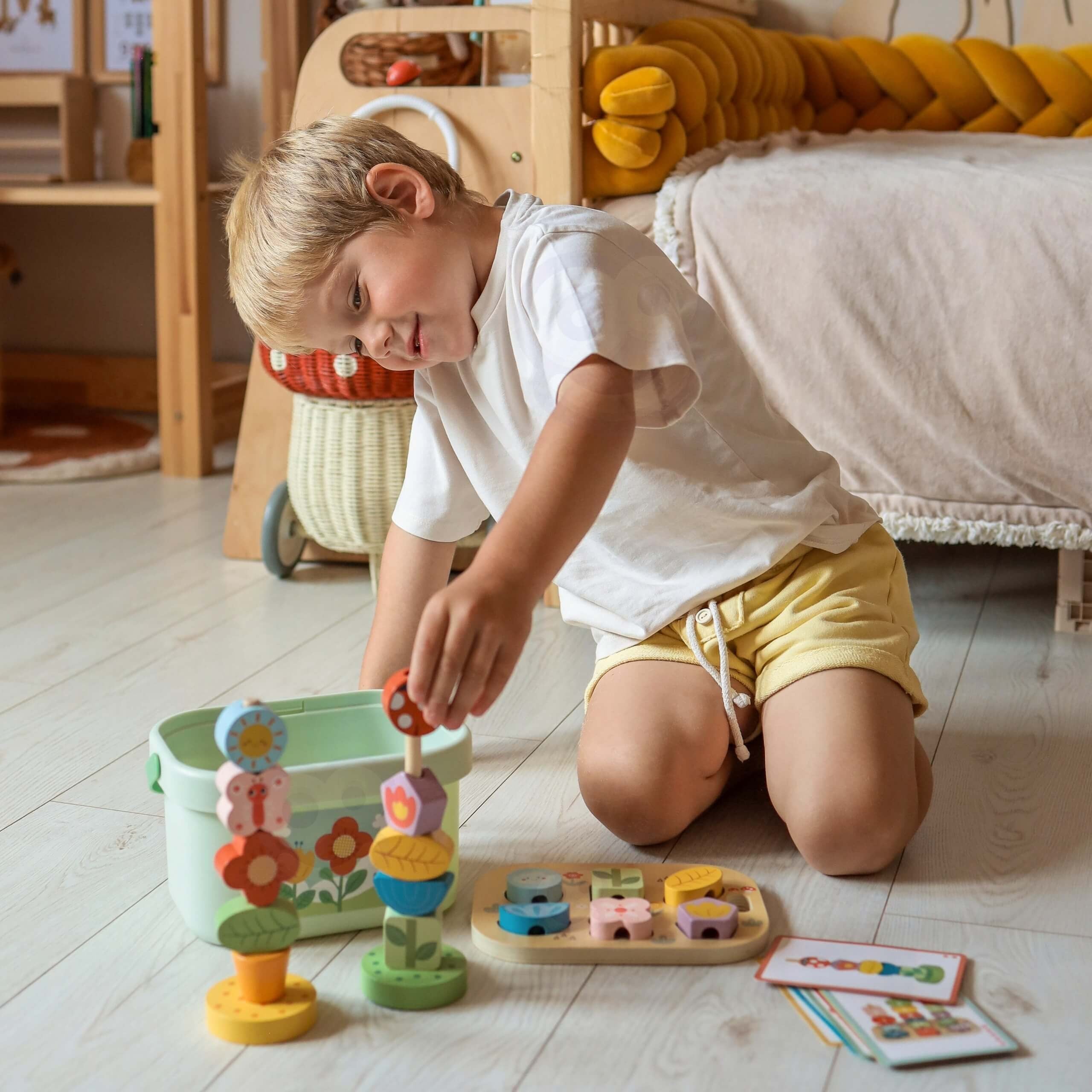 Tooky Toy Educational Box 5-in-1 Magic Garden Montessori