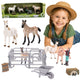 Woopie Farm Horses Figure Set Little Farmer 11 Pcs Accessories