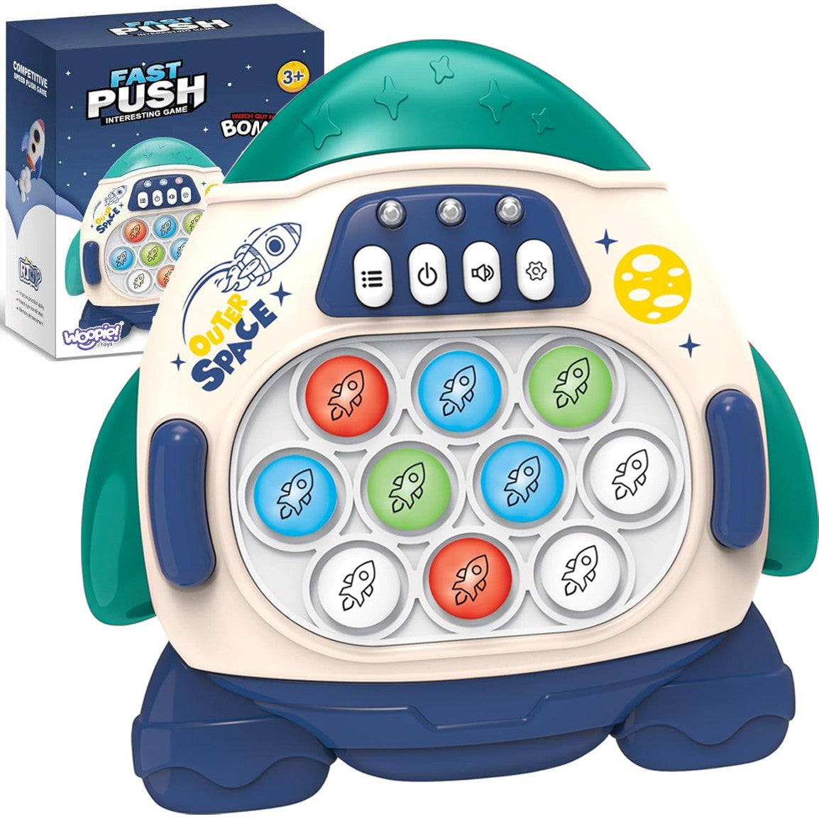 Електронна антистрес аркадна игра Woopie Pop It Blue