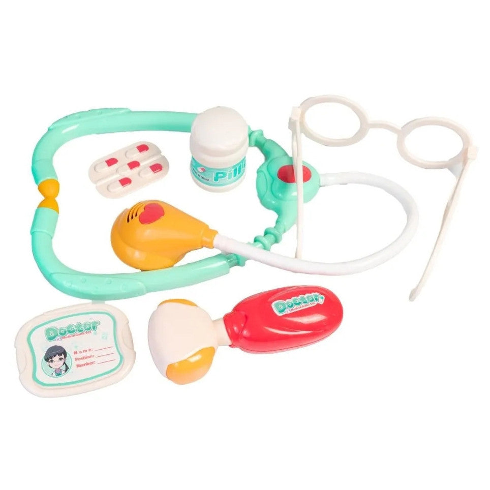 Woopie Medical Set Little Doctor Dottore in valigia Suono leggero + ACC.