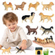 Conjunto Woopie de 16 figuras de cachorro