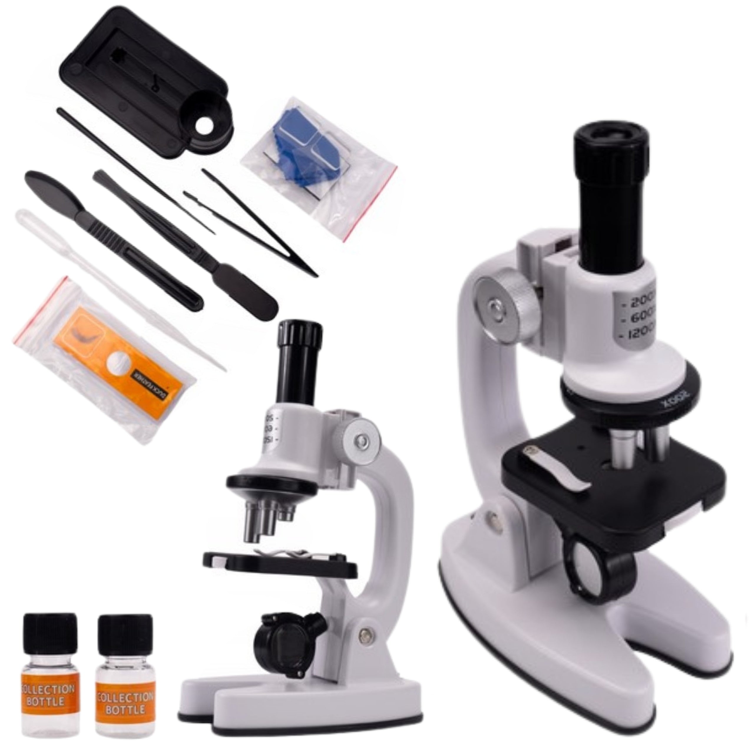 Microscopio digitale a LED Woopie Zoom 1200x Xxl Kit con adattatore per smartphone