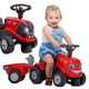 Falk Baby Case Ih Ride-on Red с ремарке + аксесоари за възраст над 12 месеца
