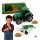 Tractor agrícola Woopie con rastrillo