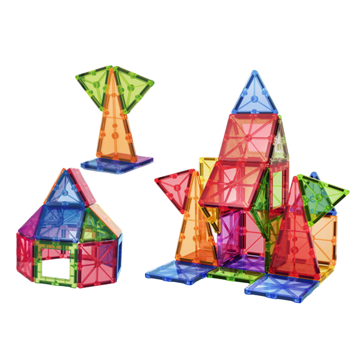 Klocki magnetyczne Montessori Woopie 3d