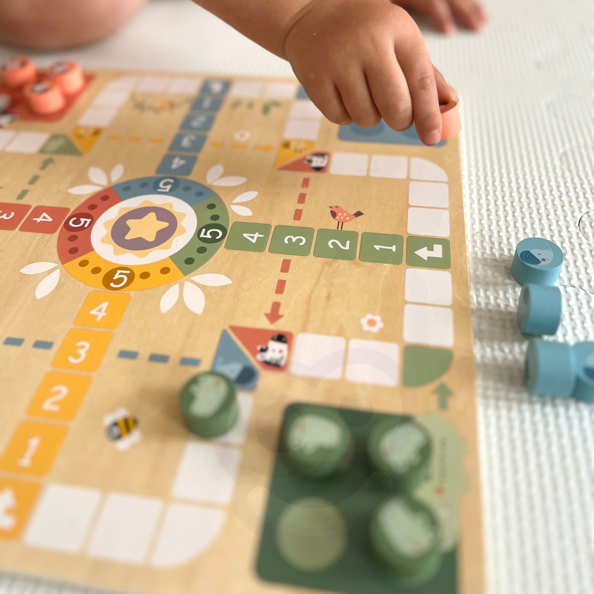 Woopie Green Logic Board Games 2 In 1 Ludo + Snakes And Ladders