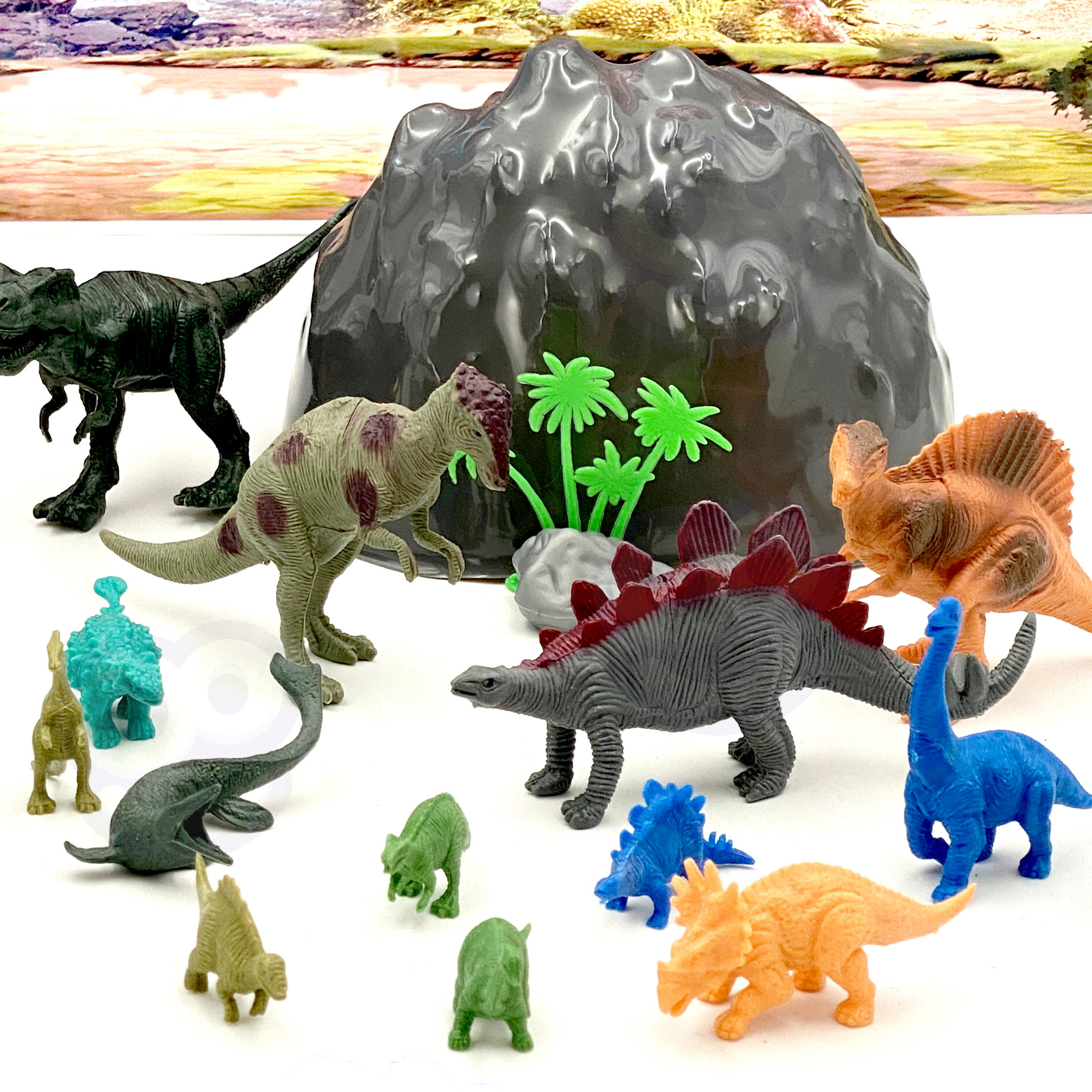 Woopie dinoszaurusz figura készlet 34 db.