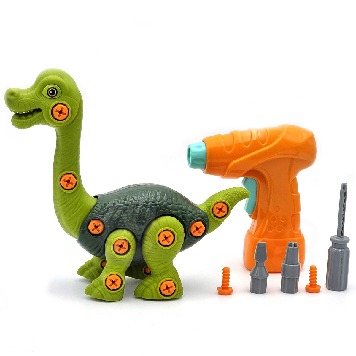 Woopie Dinosaur csavarozó építőkészlet + fúró 31 db.