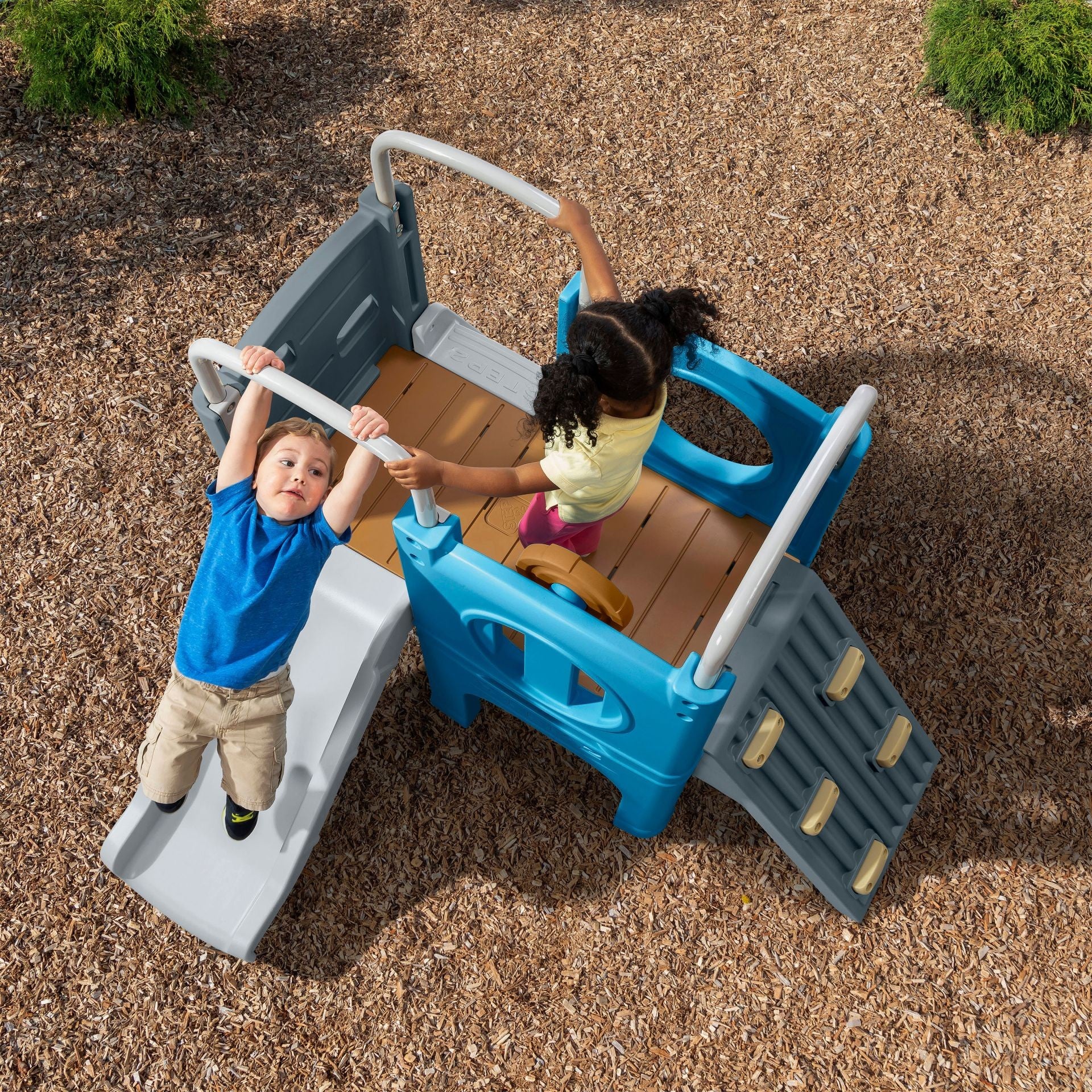 Step2 Playground With Slide And Climbing Wall