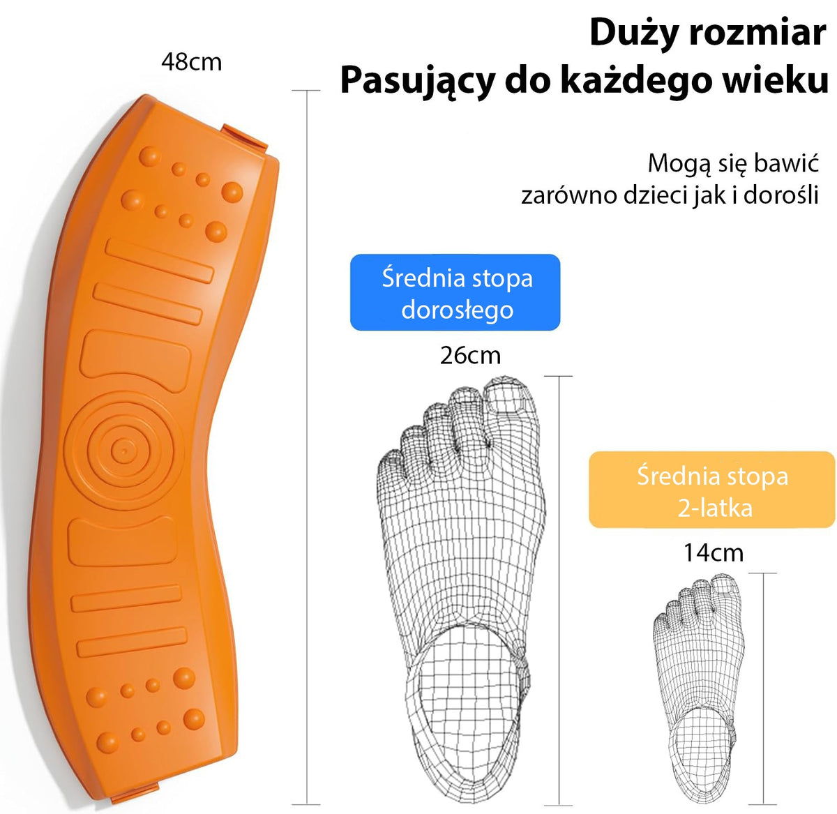 Círculo de caminho sensorial de trilha de feixe de equilíbrio modular Woopie