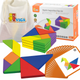 Viga Tangram Дървена логическа игра Пъзел Fsc Сертифициран