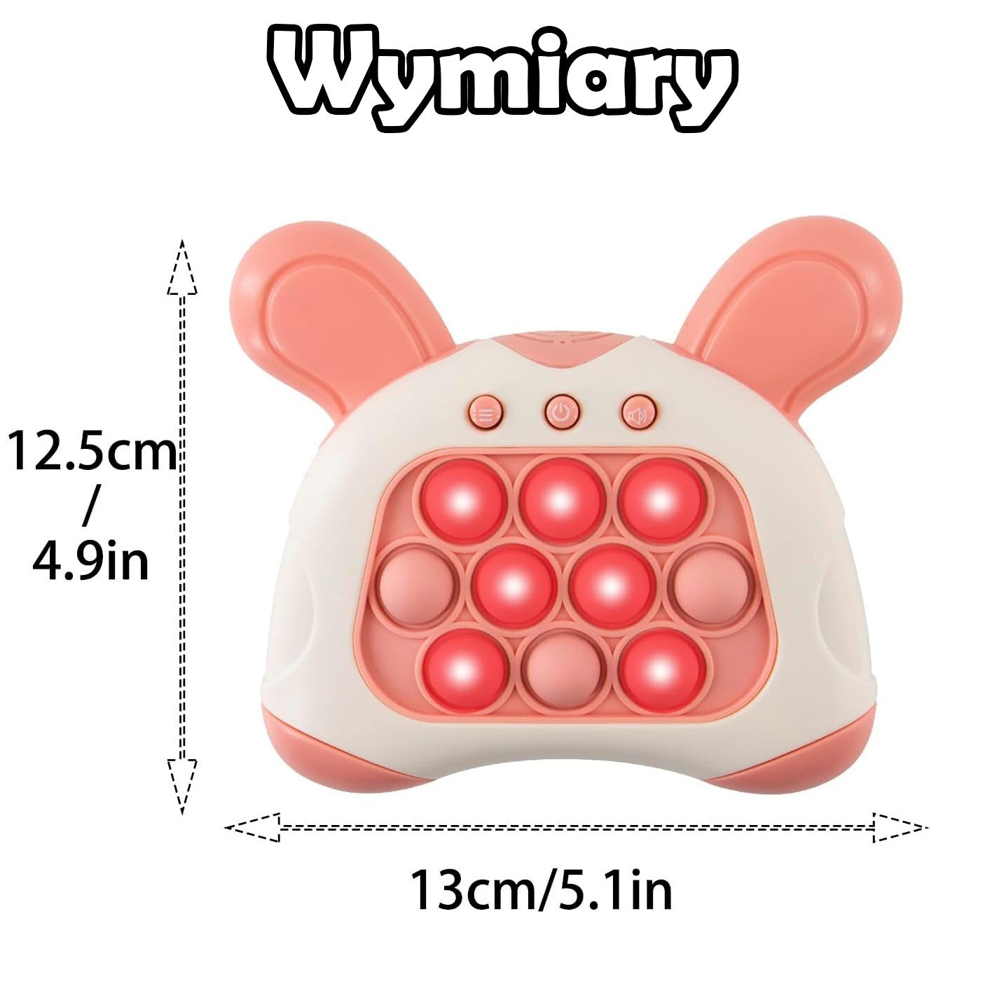 Woopie Pop It Electric Anti-stressz Arcade Bunny Ears játék