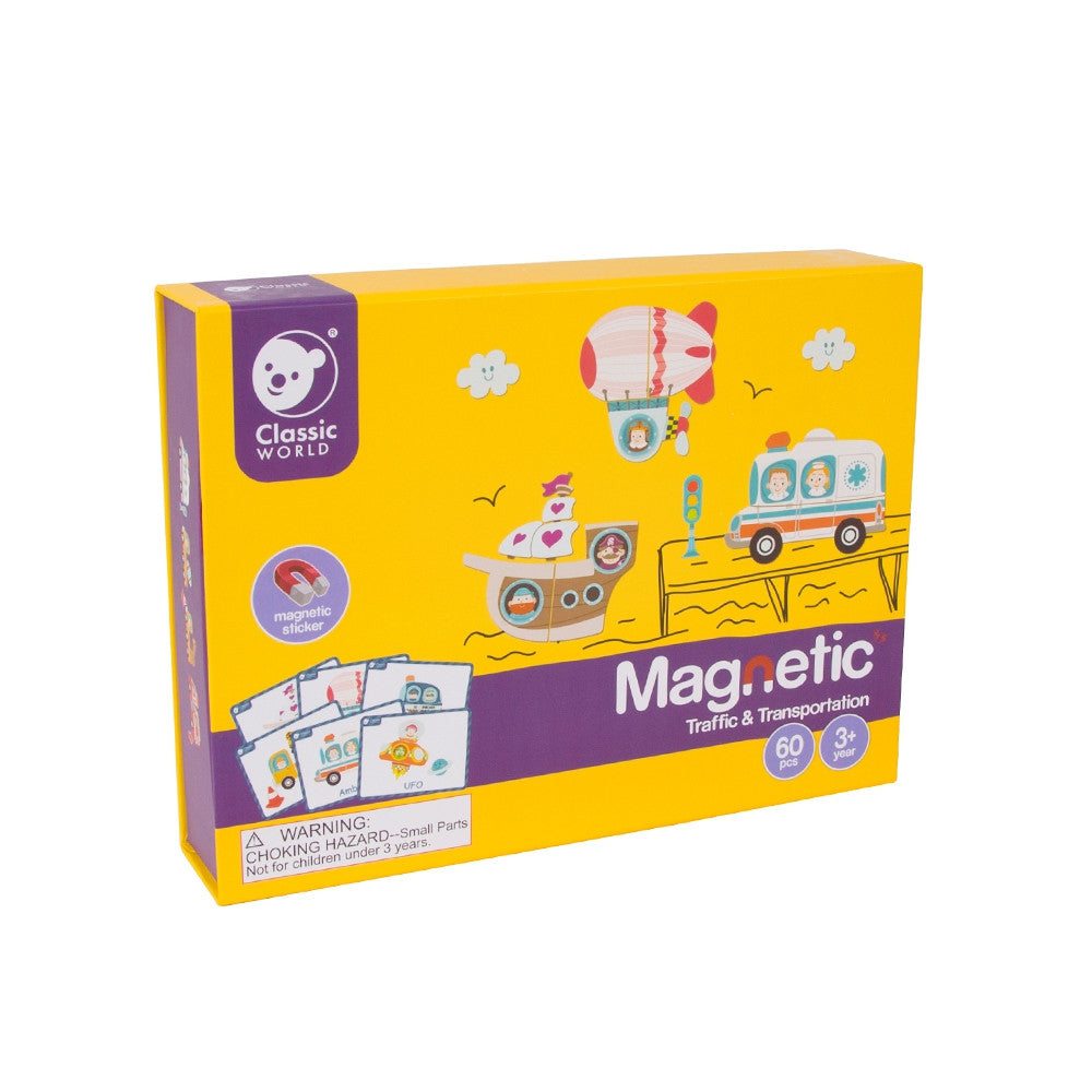 Classic World Puzzle Learning Road Transport Traffic 72 Pcs.