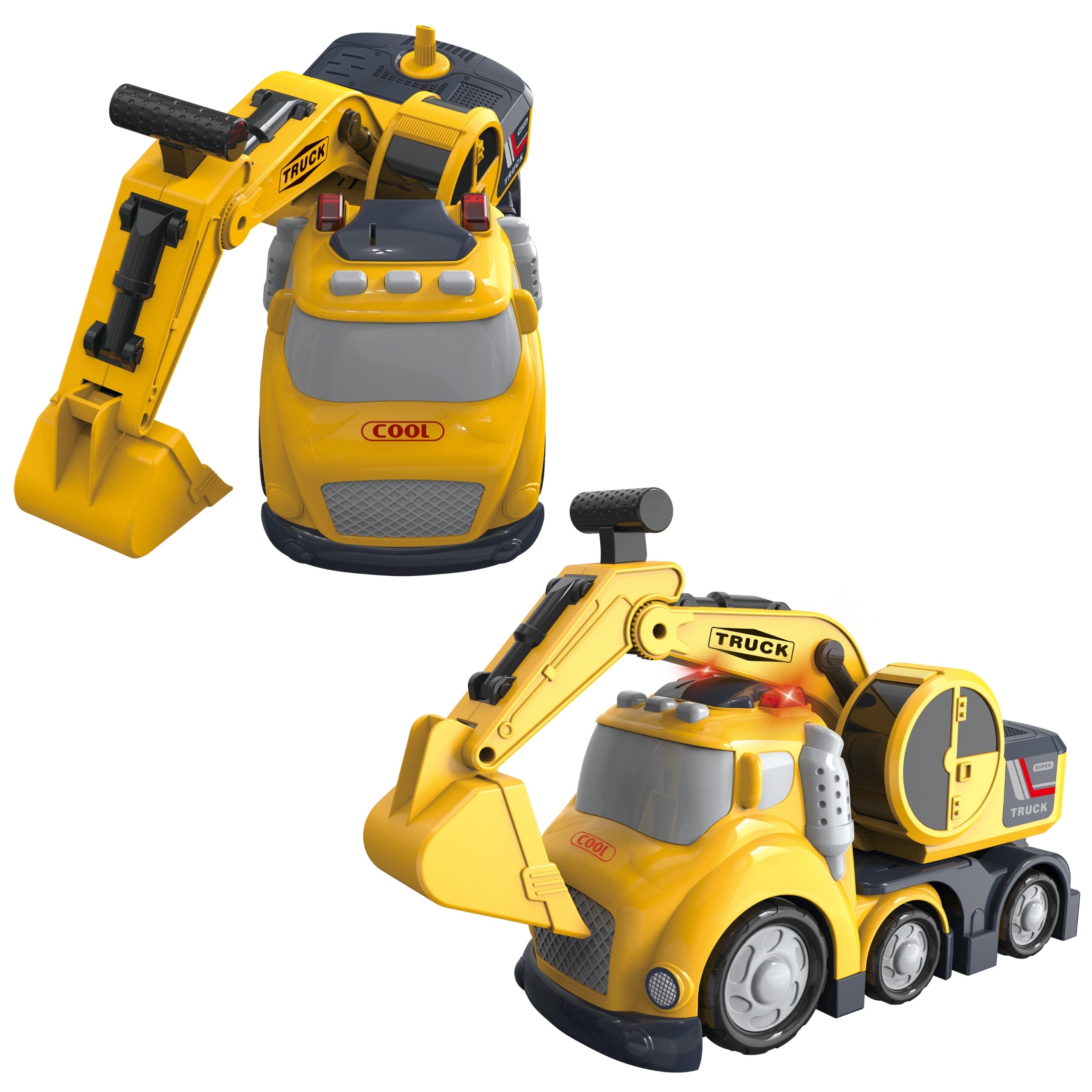 Woopie Excavator City Truck Sound- und Lichteffekte