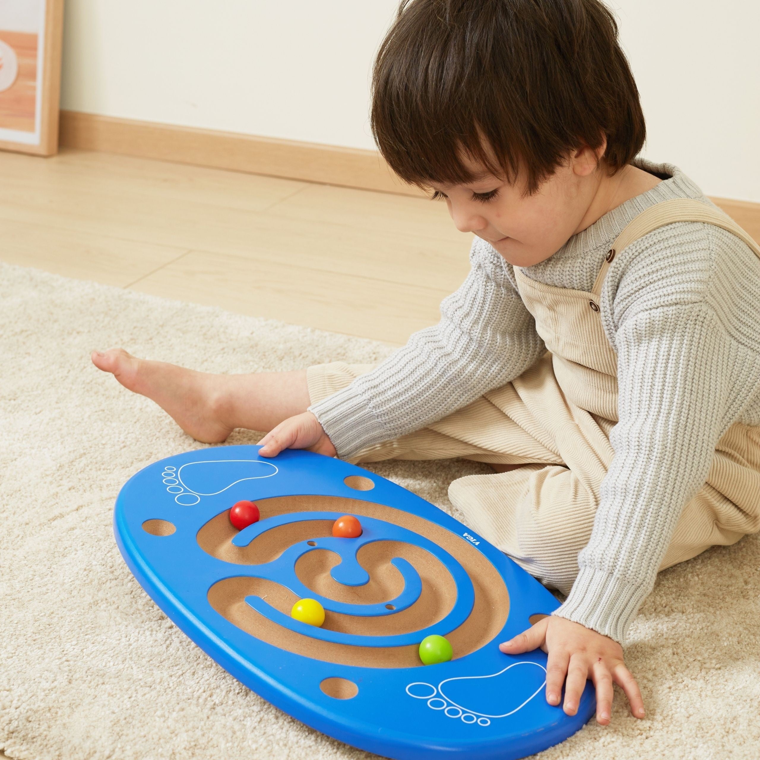 Viga Sensory fa mérleglap labirintussal