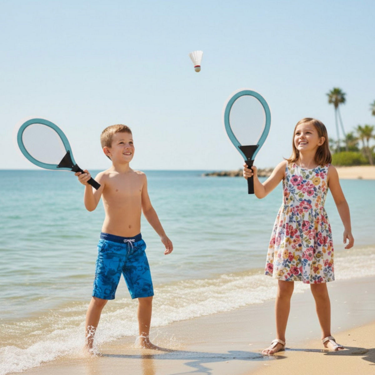 Woopie Large Tennis Badminton Rackets For Kids Set + Shuttlecock