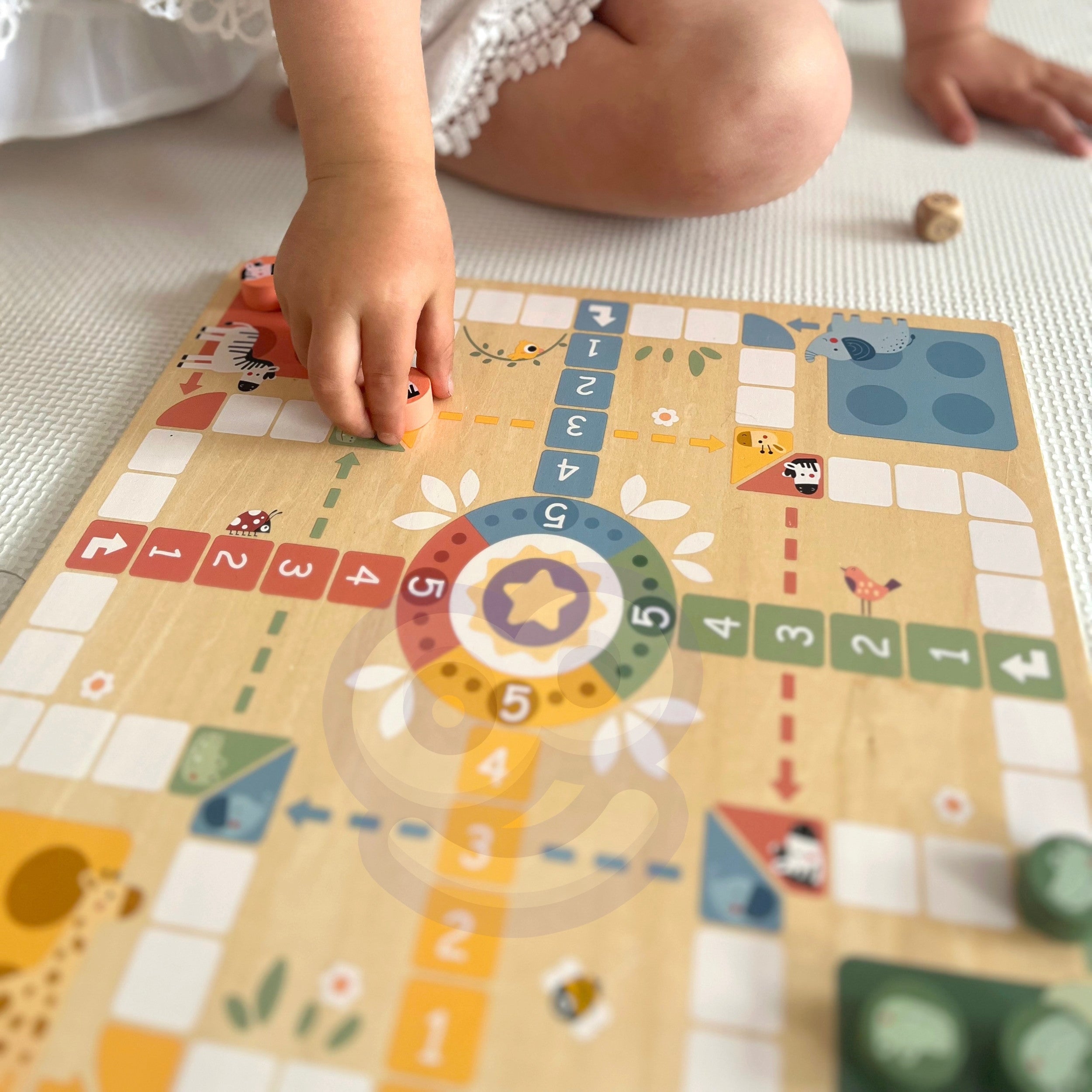 Woopie Green Logic Board Games 2 In 1 Ludo + Snakes And Ladders