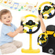 Woopie Interactive Car Steering Wheel With Lights Yellow