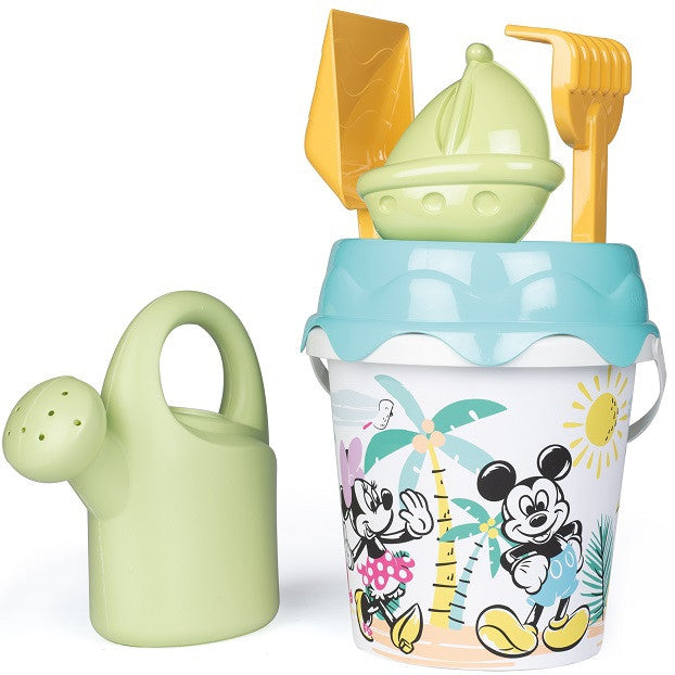 Кофа Smoby Green Мики и Мини Маус с аксесоари за пясък и биопластмасова лейка