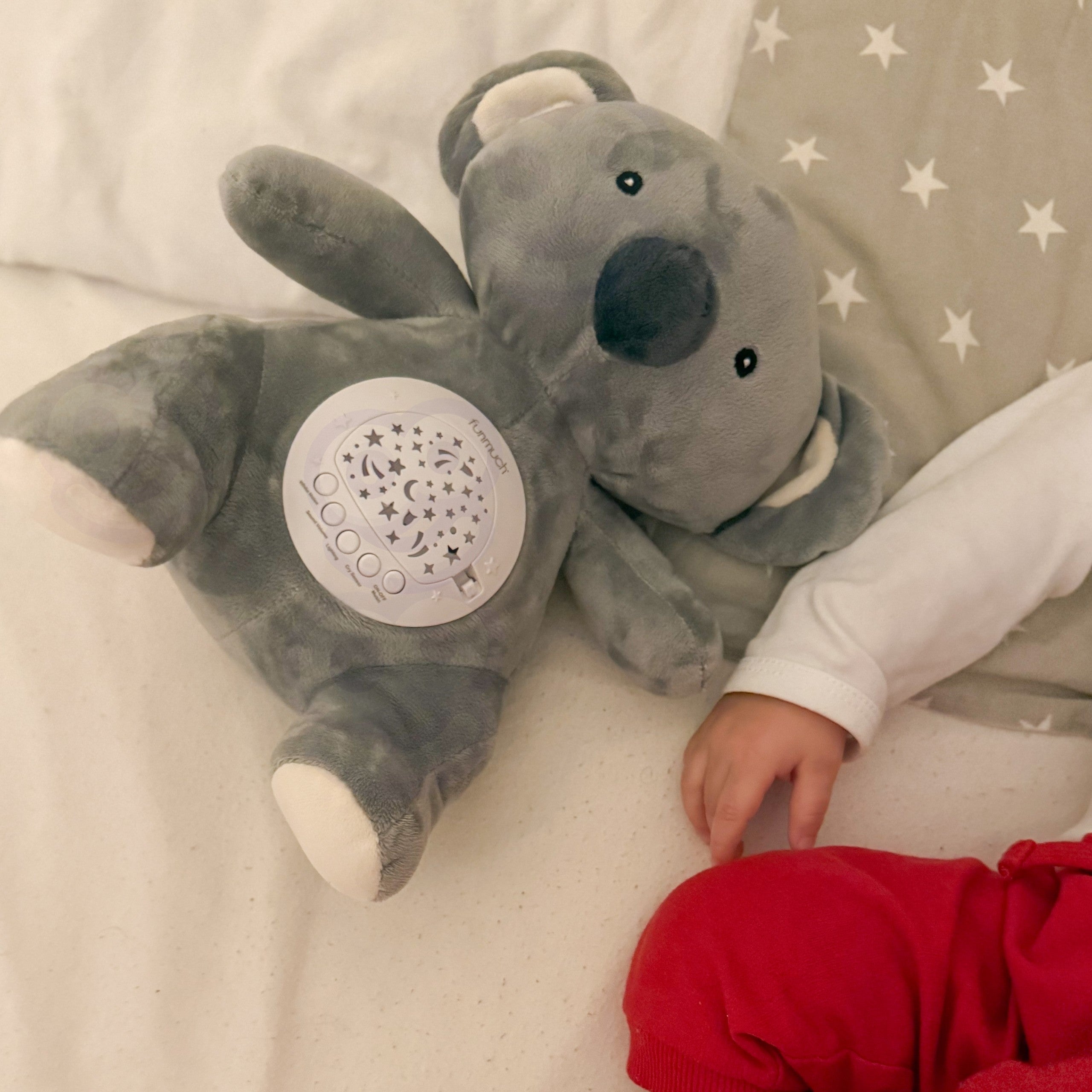 Woopie Baby Isbjørn Krammetøj med projektor og beroligende lyde 15 melodier