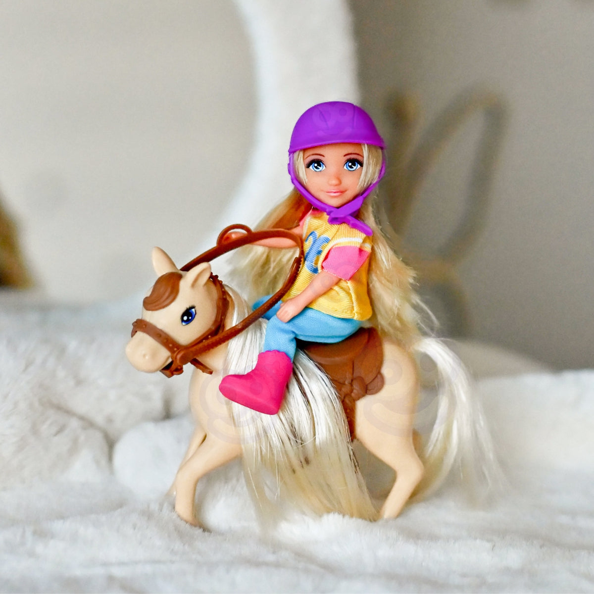 Juego de muñecos Woopie Jinete y Caballo