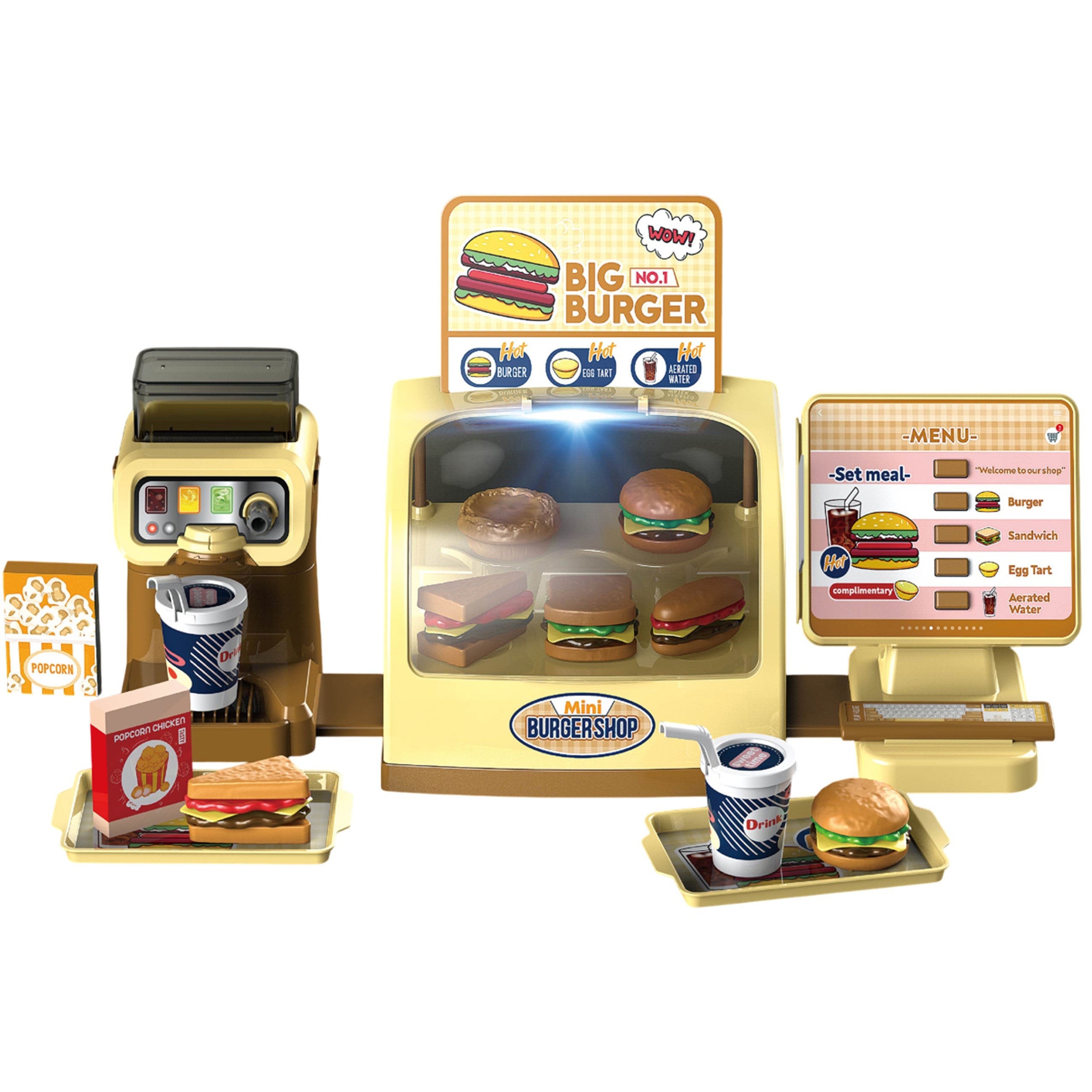Woopie Shop Restaurant Fast Food Burger Shop Big Burger