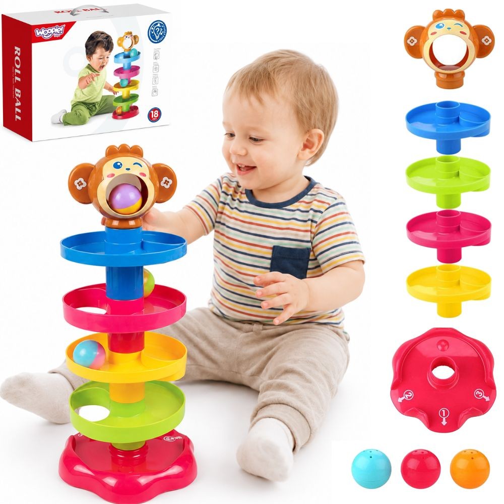 Woopie Baby Ball Track Spiral Комплект + 3 топки