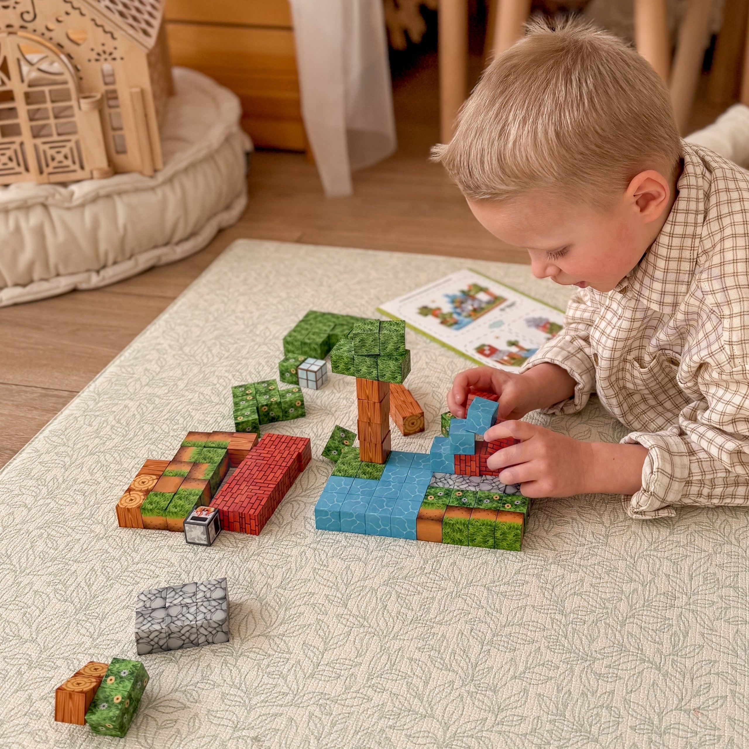 Woopie Магнитни строителни блокове World Of Blocks 108 бр.