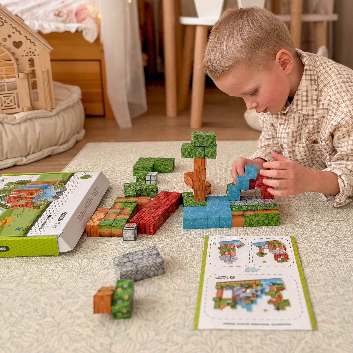 Woopie Magnetiske Konstruktionsblokke World Of Blocks 108 Stk.