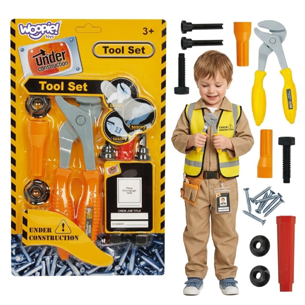Набор от инструменти Woopie Little Handyman, регулируеми клещи