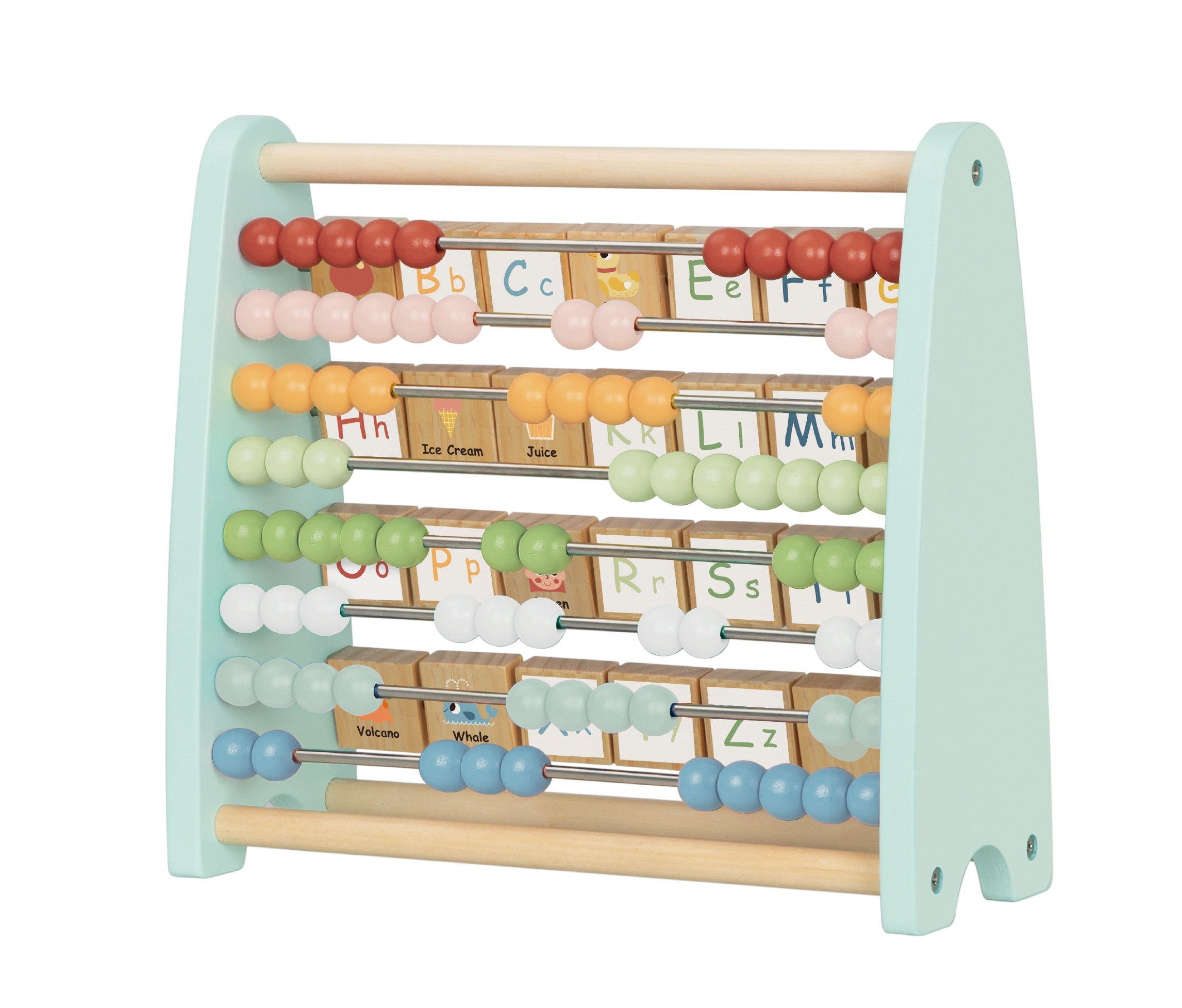 Tooky Toy Oboustranné obrázky Abacus abecedy
