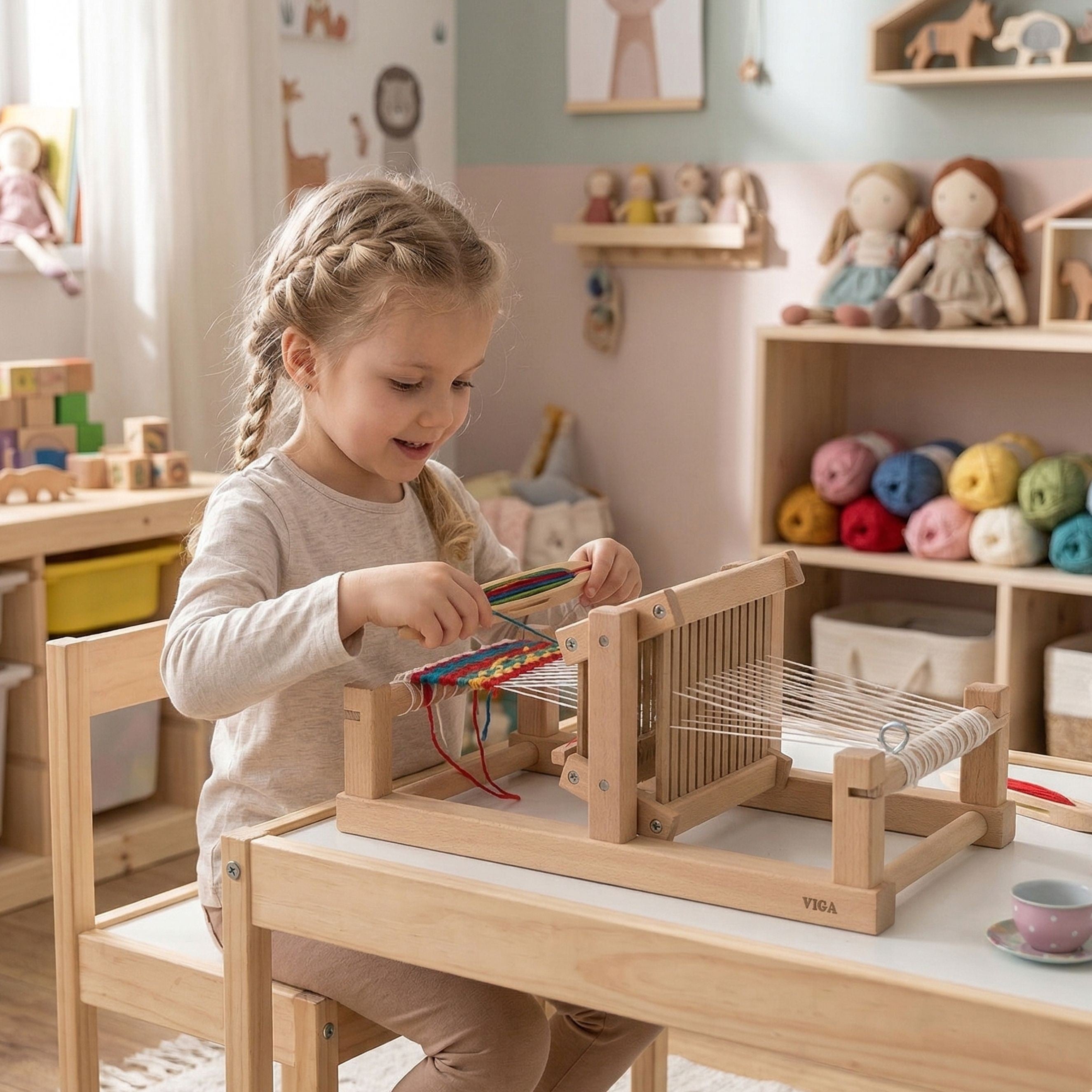 Viga Weaving Loom Faszövőműhely Fsc bizonyítvány
