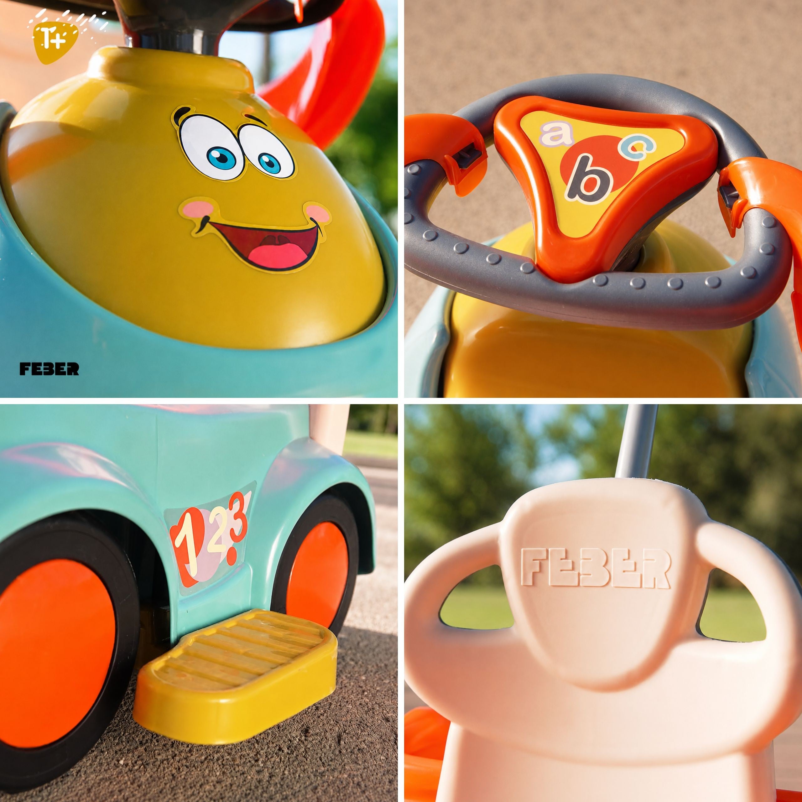 Feber Ride-on Pusher Rocker Casual Push N'go Multifunktional 5-in-1