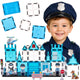 Woopie Magnetic Blocks 3d Police Station Set 42 Pcs.