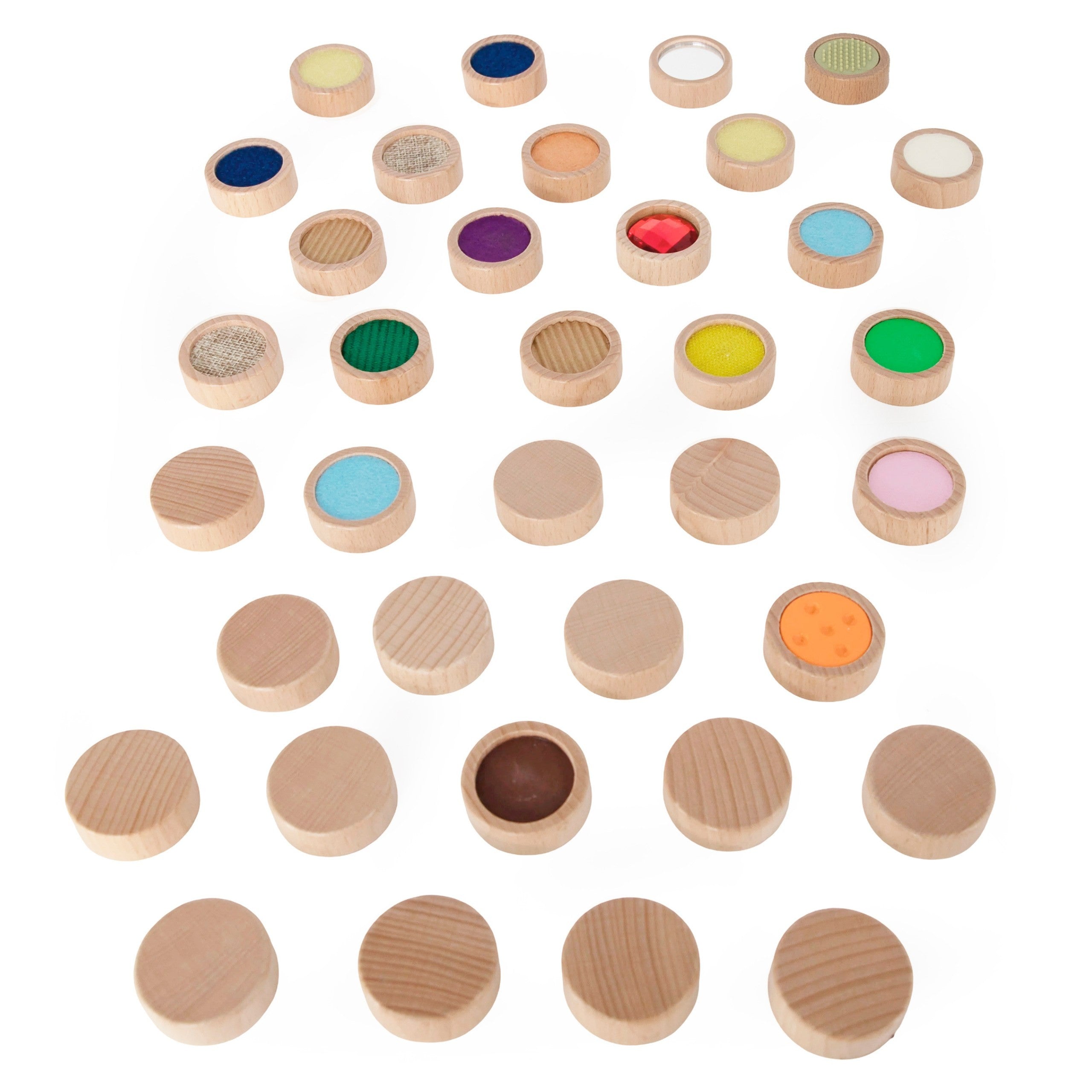 Viga Sensory Touch Memory Blocks 36 Pièces 18 Textures Pour Enfants 3+
