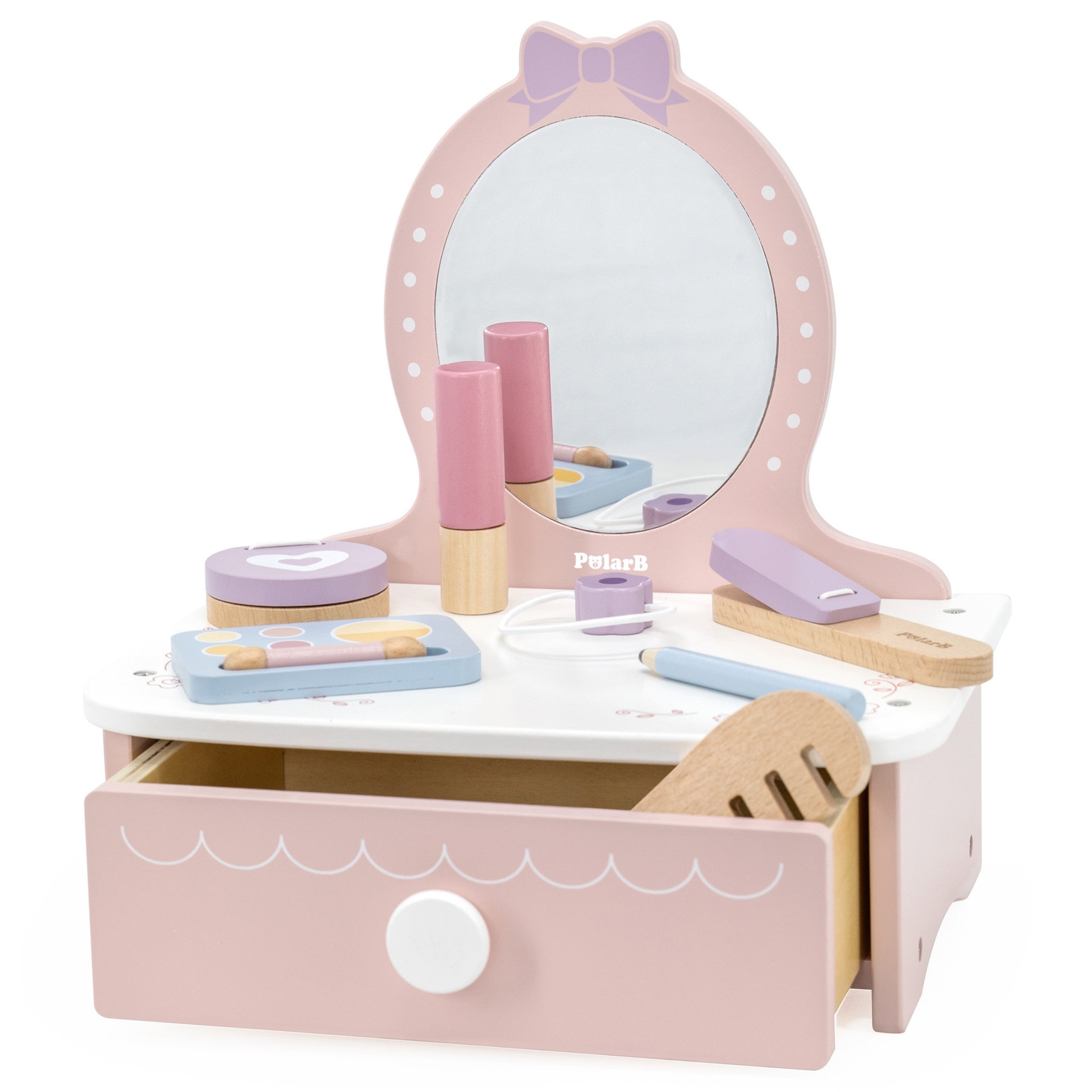 Viga Wooden Dressing Table With Accessories Little Princess Corner
