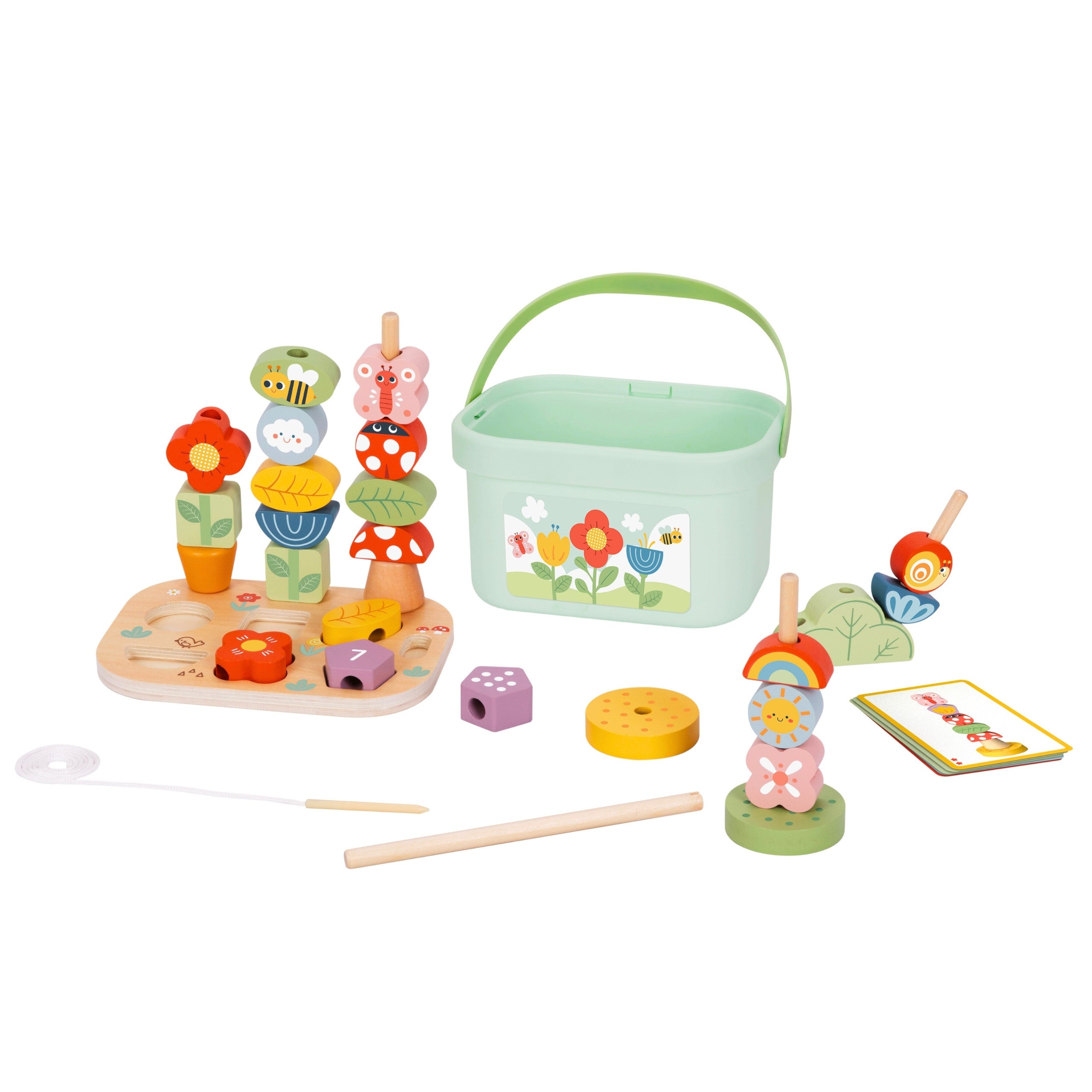Tooky Toy Educational Box 5-in-1 Magic Garden Montessori