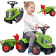 Falk Baby Claas Green Tractor With Trailer + Accessories For Ages 1-3
