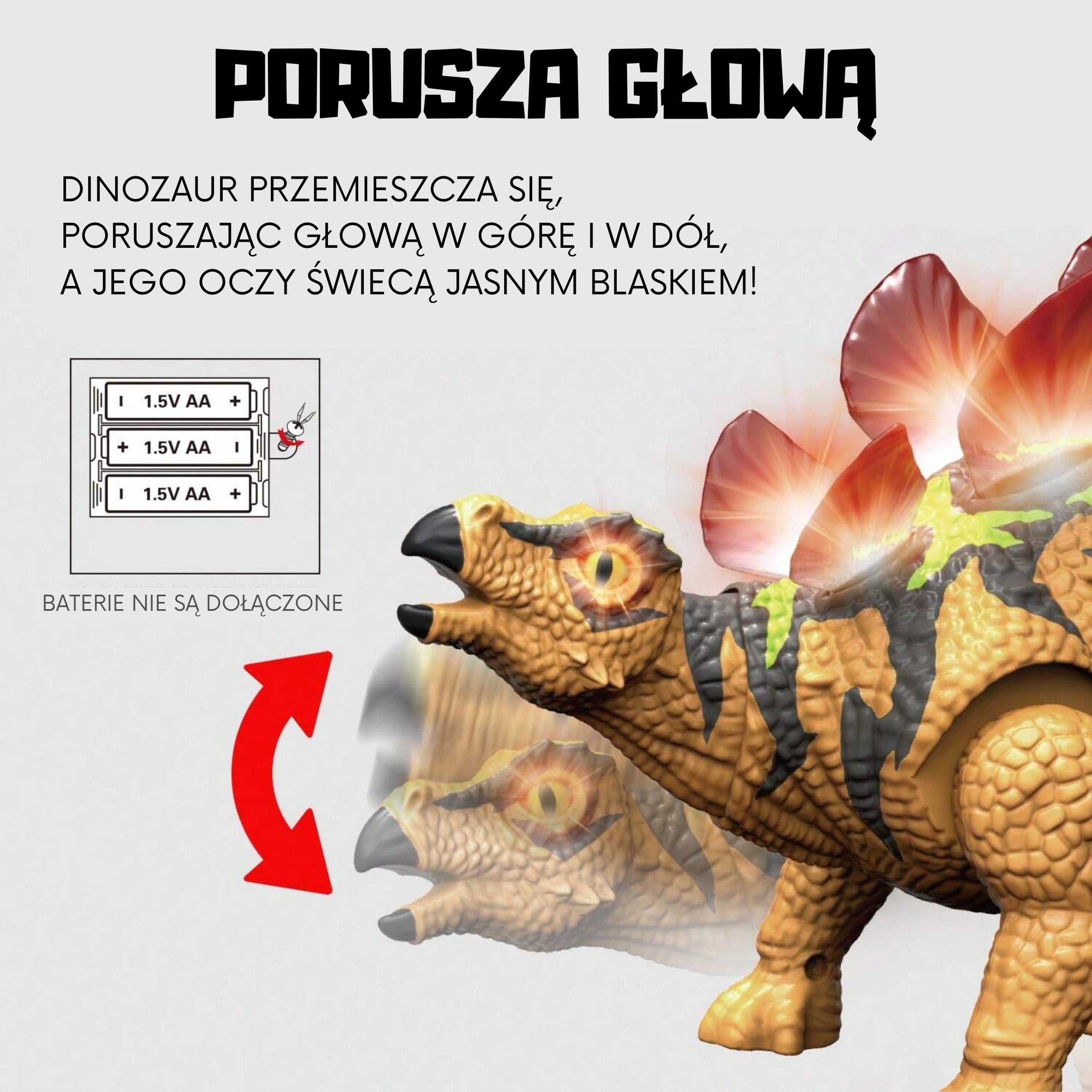 Woopie Diaľkovo ovládaný Rc Dinosaur Robot Stegosaurus