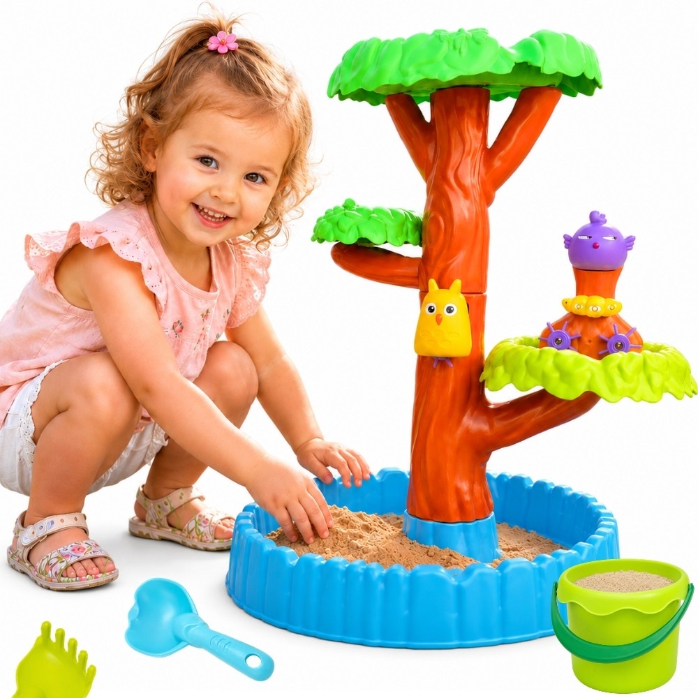 Woopie Water Table 2in1 Sandbox Happy Tree 8 Acc.