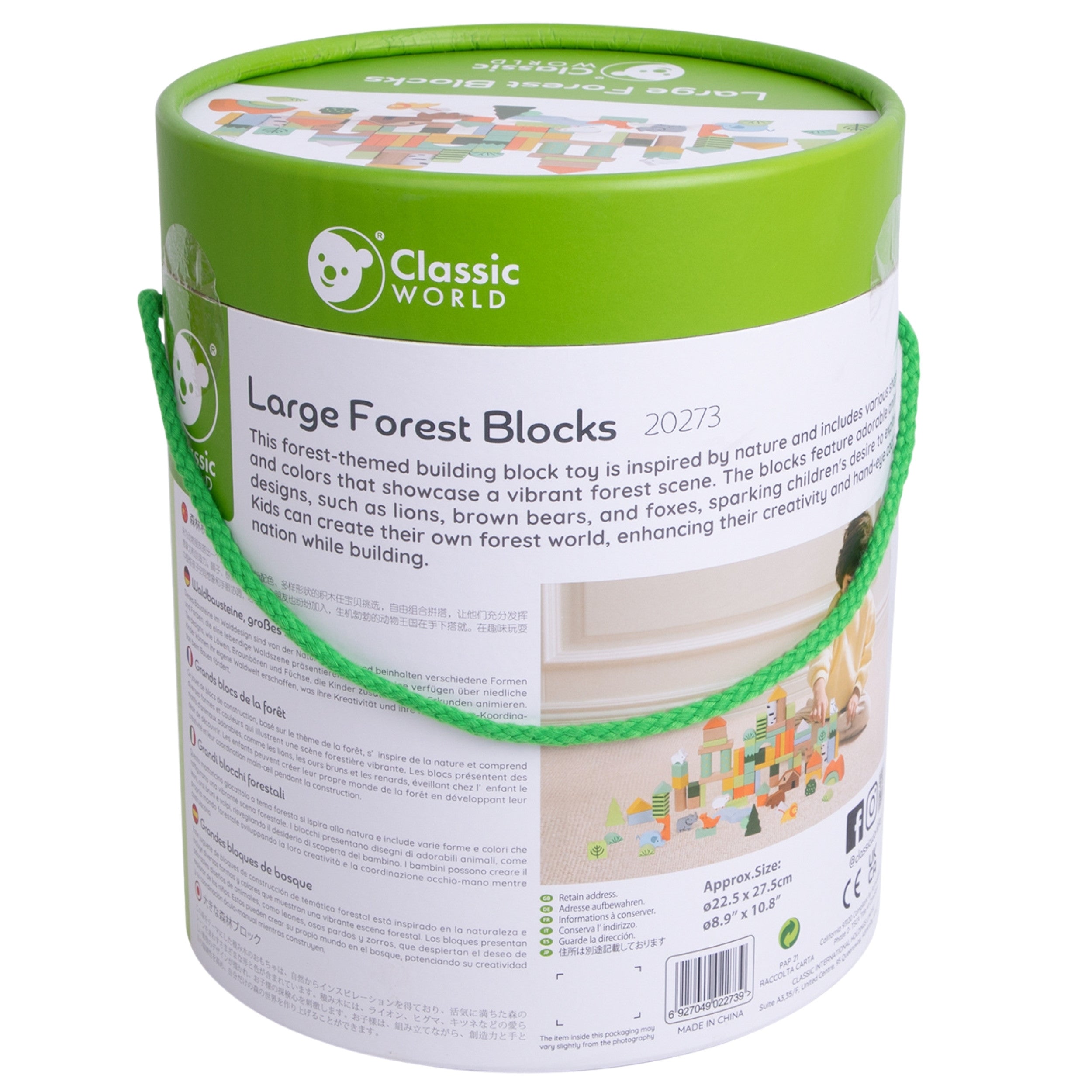 Classic World Set Blocuri Din Lemn Forest World 100 Buc.