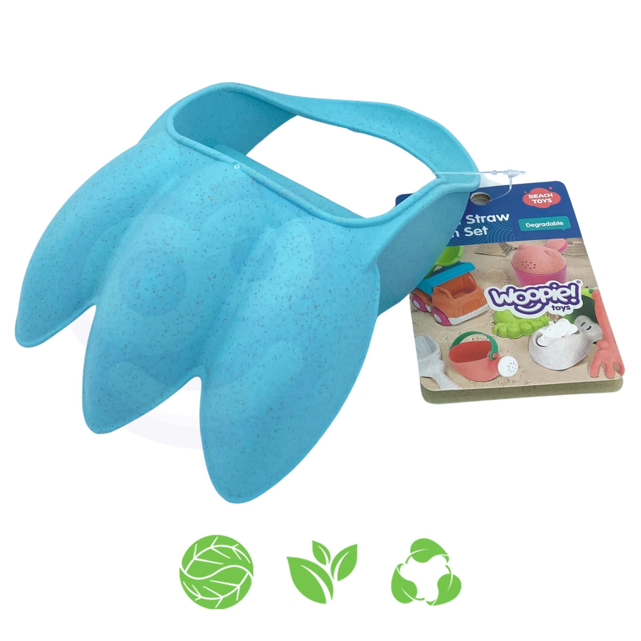 Woopie Green Claw Sand Scoop Biodegradable Organic Material