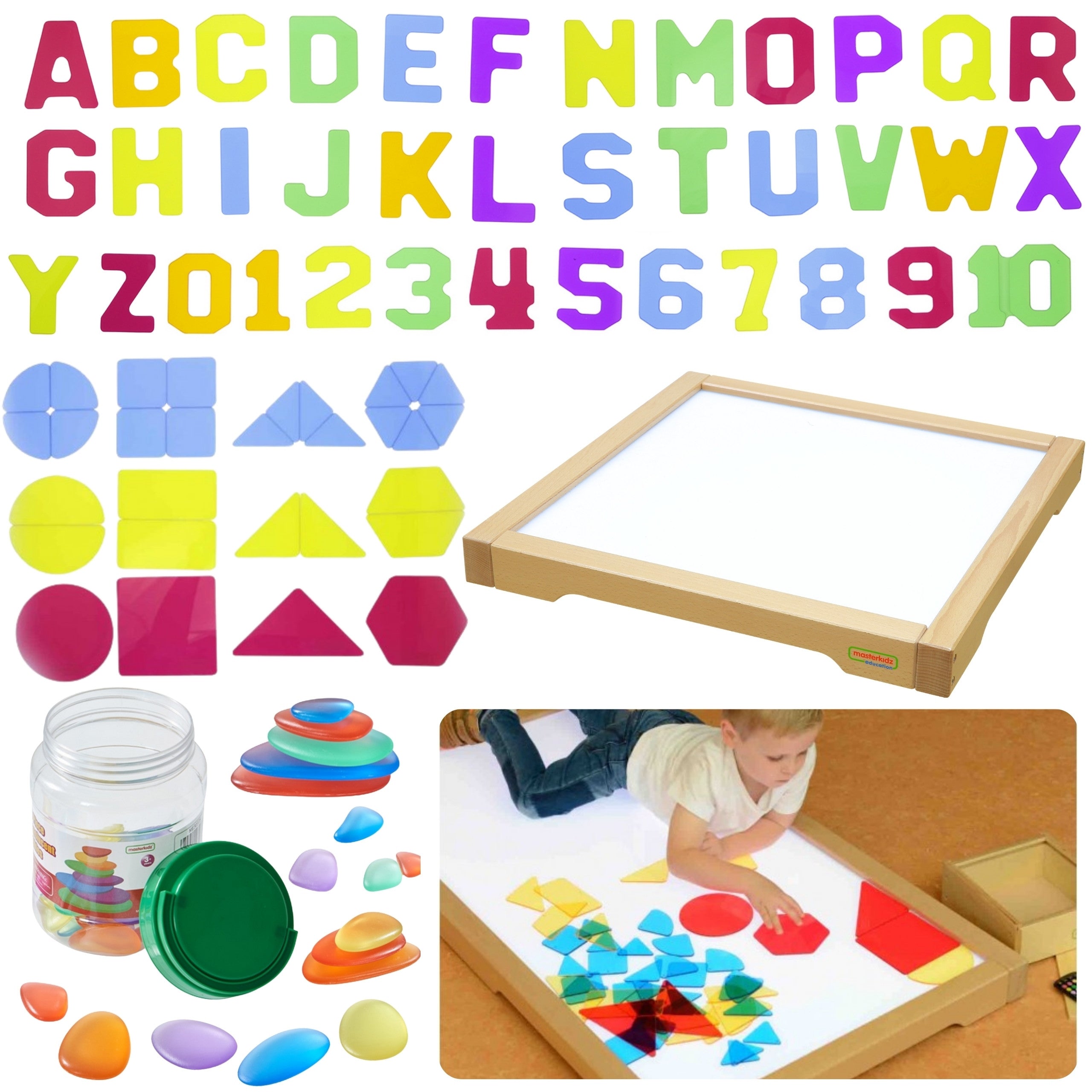 Masterkidz Led Sensory Box Panel + Zubehörset