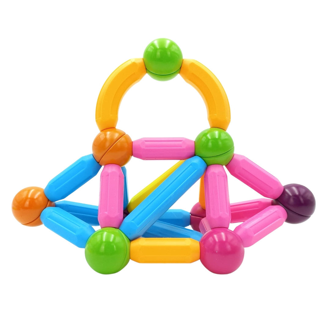 Woopie Klocki Magnetyczne Edukacyjne Duże Grube 38 Szt.