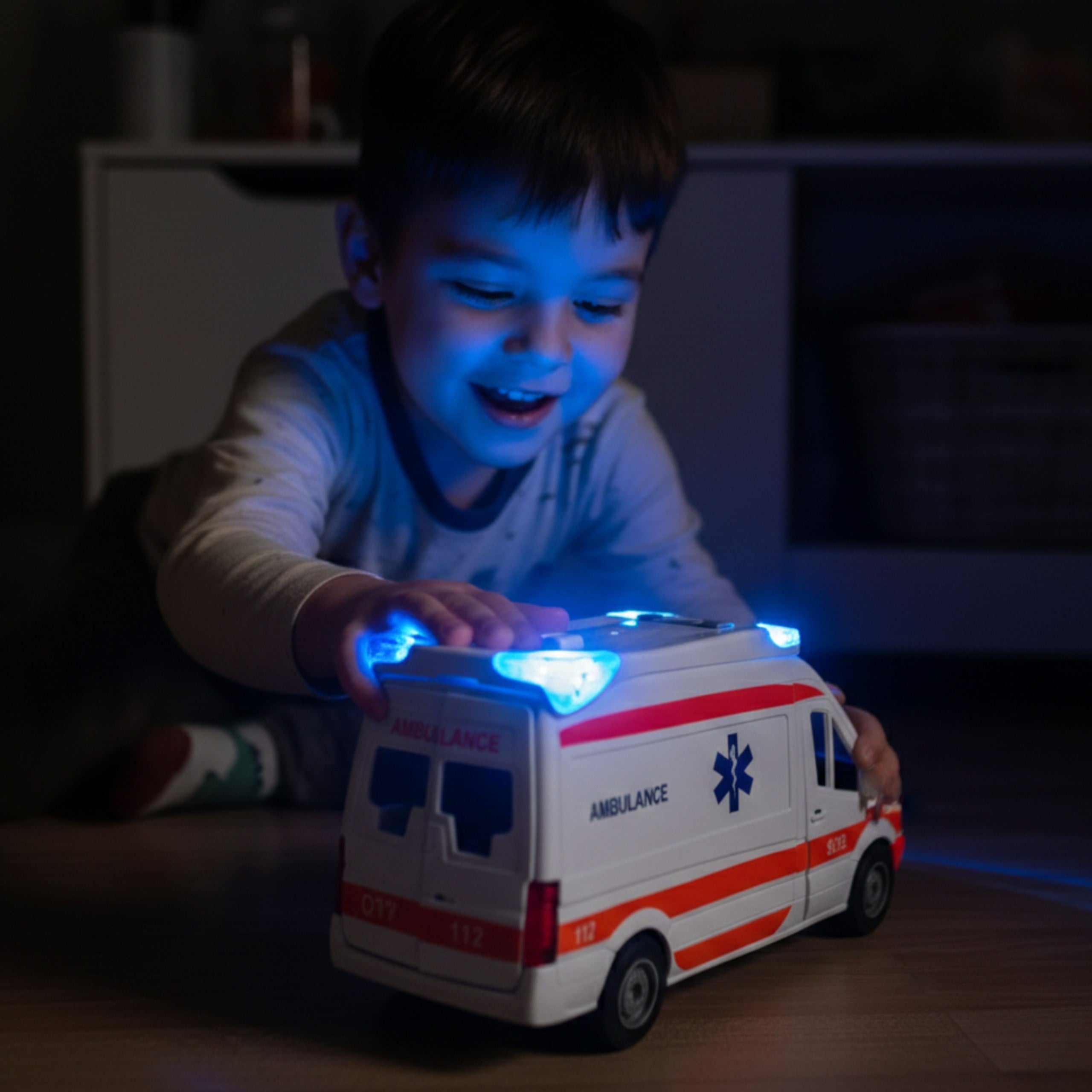 Woopie Emergency Ambulance Stretcher Set + Sound And Light Signals