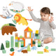 Classic World Set Of Wooden Blocks Forest World 50 Pcs.